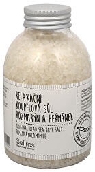 Relaxačné kúpeľová soľ Rozmarín a harmanček (Original Dead Sea Bath Salt) 500 g