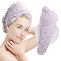 Asciugamano per capelli ad asciugatura rapida WrapSha Purple