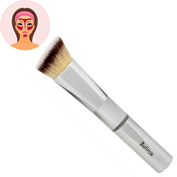 Šikmý štětec na make-up Silver (Foundation Brush Angular)