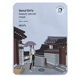 Plátýnková hydratační maska Seoul Girl`s Beauty Secret Mask (Moisturizing Mask) 20 g