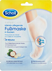 Mască hrănitoare pentru picioare cu ulei de macadamia Expert Care (Foot Mask) 1 pereche