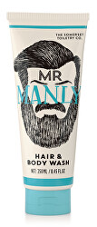 Pánský mycí gel na tělo a vlasy Mr. Manly (Hair & Body Wash) 250 ml