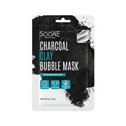 Čisticí pleťová maska s uhlím a jílem Charcoal Clay (Bubble Mask) 10 g
