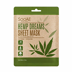 Mască hidratantă din pânză Hemp Dreams (Sheet Mask) 25 ml