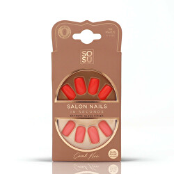 Unghie artificiali Coral Kiss (Salon Nails) 30 pz