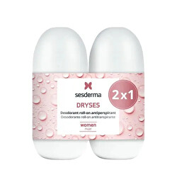 Sada kuličkových deodorantů Dryses Deodorant Roll-on Antiperspirant 2 x 75 ml
