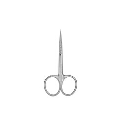 Nožnice na nechtovú kožičku so zahnutou špičkou Exclusive 21 Type 2 Magnolia (Professional Cuticle Scissors with Hook)