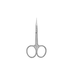 Nožnice na nechtovú kožičku so zahnutou špičkou Exclusive 23 Type 2 Magnolia (Professional Cuticle Scissors with Hook)