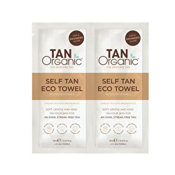Samoopalovací ekologické ubrousky (Self Tan Eco Towel) 2 x 10 ml