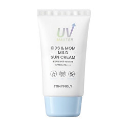 Hypoalergenní krém na opalování pro celou rodinu SPF 50+ UV Master (Kids & Mom Mild Sun Cream) 45 ml