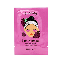 Zpevňující gelové polštářky pod oči I`m Red Wine (Firming Gel Eye Patch) 21 ml