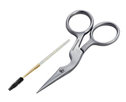 Forbici e pennello per modellare le sopracciglia Brow Shaping Scissors & Brush Stainless Steel