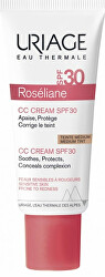 CC krém érzékeny bőrpírra hajlamos bőrre SPF 30 Roséliane (CC Cream SPF 30) 40 ml