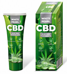 Bělicí zubní pasta CBD Aloe Vera (Whitening Toothpaste) 75 ml