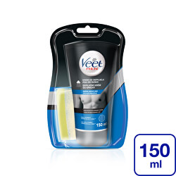 Crema doccia depilatoria per pelle sensibile da uomo Men Silk & Fresh 150 ml