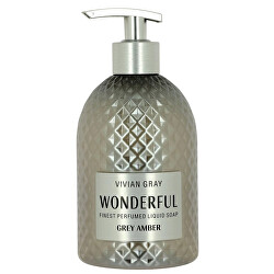 Tekuté mýdlo na ruce Wonderful Grey Amber (Liquid Soap) 500 ml