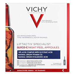 Trattamento contro le macchie di pigmento fiala Liftactiv Specialist Glyco-C (Night Peel Ampoules) 10 x 2 ml
