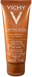 Hydratačné samoopaľovacie mlieko na tvár a telo Auto bronzant Capital Soleil 100 ml