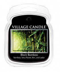 Oldható viaszt aromás lámpák Bamboo (bambusz Fekete) 62 g