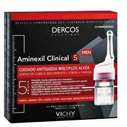 Kezelés hajhullás ellen férfiaknak Aminexil Clinical 12 x 6 ml
