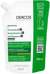 Náhradní náplň pro šampon proti lupům pro normální až mastné vlasy Dercos (Shampoo Refill) 500 ml