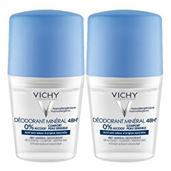 Sada minerálních kuličkových deodorantů (Mineral Deodorant) 2 x 50 ml