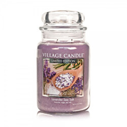 Vonná sviečka v skle Levanduľa s morskou soľou (Lavender Sea Salt) 602 g