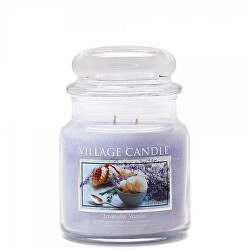 Illatgyertya üvegben Levendula & Vanília (Lavender Vanilla) 396 g