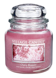 Lumânare parfumată în sticlă Floare de cireșe (Cherry Blossom) 397 g