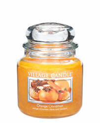 Vonná sviečka v skle Pomaranč a škorica (Orange Cinnamon) 397 g