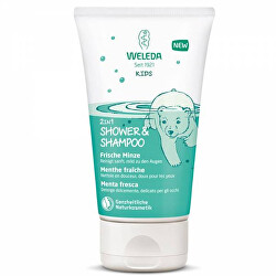 Cremă de duș și șampon 2 in 1 Mentă magică 150 ml