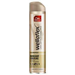 Fixativ pentru păr vopsit Wellaflex Brilliant Colors (Hairspray) 250 ml