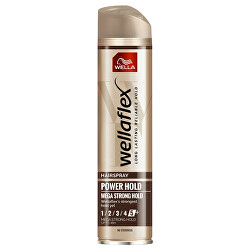 Mega erős rögzítésű hajlakk Wellaflex Power Hold (Hairspray) 250 ml