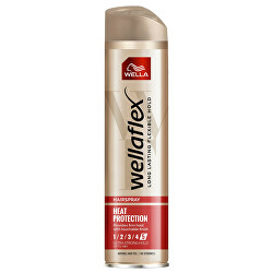 Hajlakk ultra erős rögzítéssel és hővédelemmel Wellaflex (Heat Protection Hairspray) 250 ml