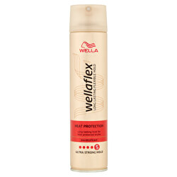 Haarspray mit ultrastarker Fixierung und Hitzeschutz  Wellaflex (Heat Protection Hairspray) 250 ml
