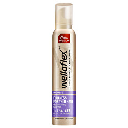 Spumă pentru fixare ultra puternică pentru părul fin Wellaflex Fullness For Thin Hair (Mousse) 200 ml
