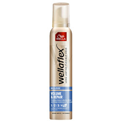 Volumennövelő hajhab ultra erős rögzítéssel  Wellaflex (Volume & Repair Mousse) 200 ml