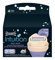 Náhradní hlavice Intuition Dry Skin 3 ks