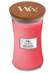 Lumânare parfumată in vază Pepene verde & Pink Quartz 609,5 g