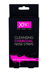 Nosní pásky proti černým tečkám (Cleansing Charcoal Nose Strips) 6 ks