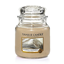 Aromatická sviečka strednej Warm Cashmere 411 g