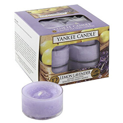 Aromatické čajové svíčky Lemon Lavender 12 x 9,8 g