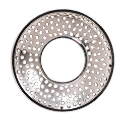 Silver Metal dekoratív gyűrű nagy és közepes illatgyertyához 1 db