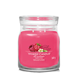Aromatická sviečka Signature sklo stredná Red Raspberry 368 g