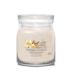 Aromatická svíčka Signature sklo střední Vanilla Creme Brulée 368 g