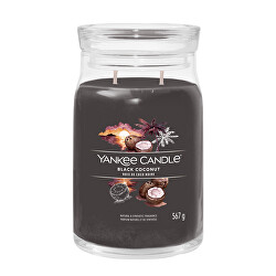 Aromatická svíčka Signature sklo velké Black Coconut 567 g