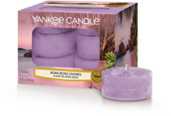SLEVA - Aromatické čajové svíčky Bora Bora Shores 12 x 9,8 g - poškozená krabička