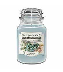 Candela profumata Home Inspiration grande Fresh Eucalyptus 538 g