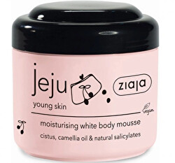 Biela telová pena Jeju Young Skin (Moisturising White Body Mousse) 200 ml