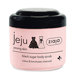 Exfoliant corporal cu zahar negru Jeju (Black Sugar Body Scrub) 200 ml